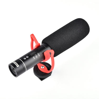 YELANGU YLG9930B MIC05 Professional Interview Condenser Video Shotgun Microphone with 3.5mm Audio Cable for DSLR & DV Camcorder