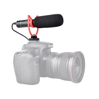 YELANGU YLG9930B MIC05 Professional Interview Condenser Video Shotgun Microphone with 3.5mm Audio Cable for DSLR & DV Camcorder
