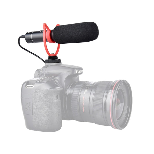 YELANGU YLG9930B MIC05 Professional Interview Condenser Video Shotgun Microphone with 3.5mm Audio Cable for DSLR & DV Camcorder