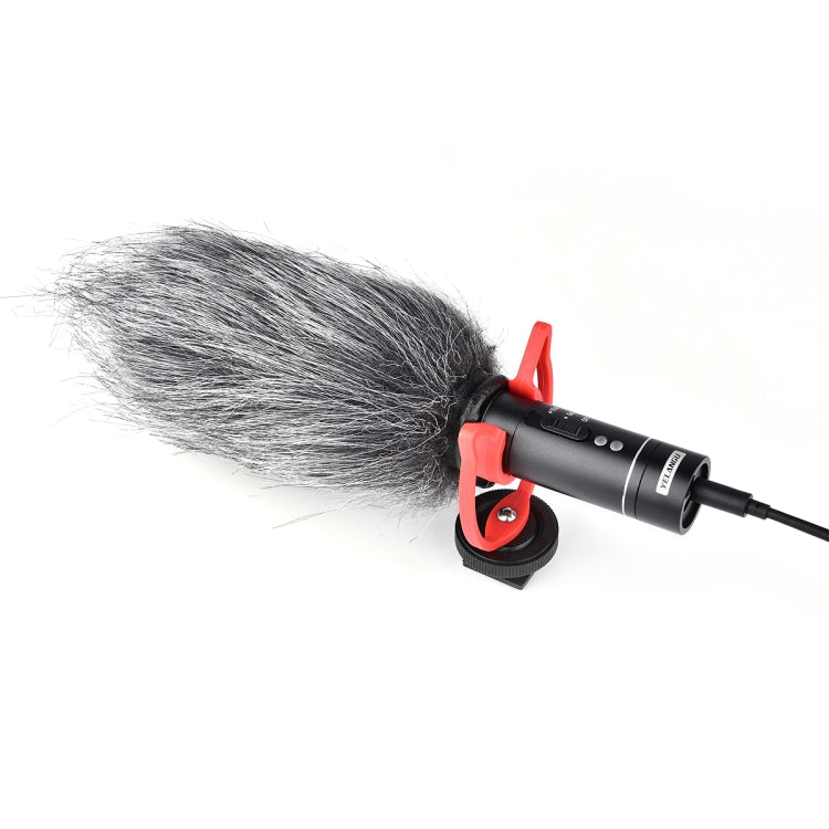 YELANGU MIC015 Professional Interview Condenser Video Shotgun Microphone with 3.5mm Audio Cable for DSLR & DV Camcorder
