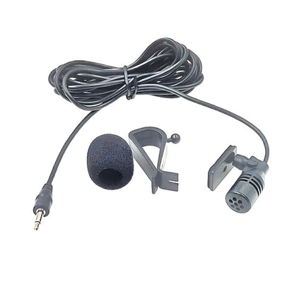 ZJ015MR Mono 2.5mm Straight Plug Car Navigation DVD External Paste Microphone, Length: 3m, Mono 2.5mm Straight