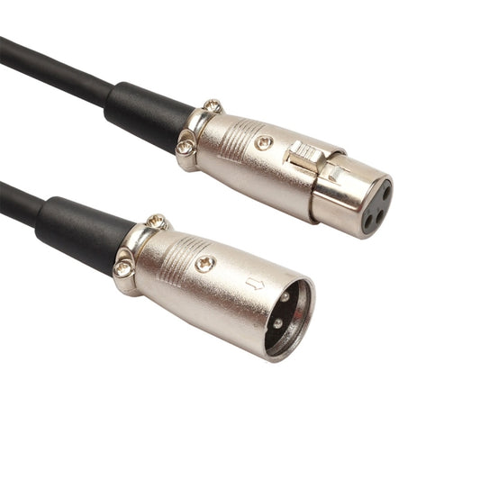3m  3-Pin XLR Male to XLR Female Microphone Cable, Length: 3m