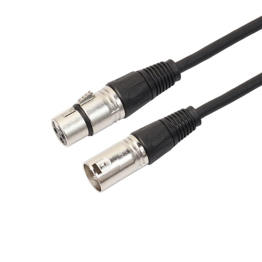 1m 3-Pin XLR Male to XLR Female Microphone Cable, Length: 1m