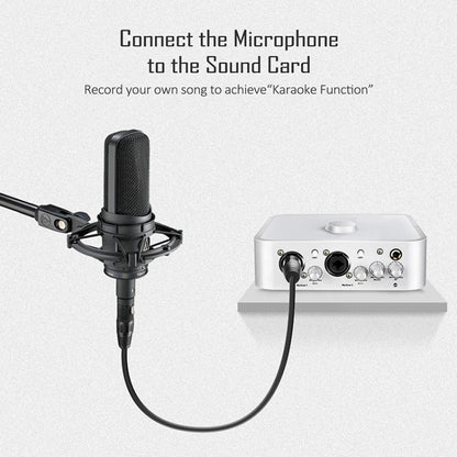 1.8m 3-Pin XLR Male to XLR Female MIC Shielded Cable Microphone Audio Cord, Length: 1.8m