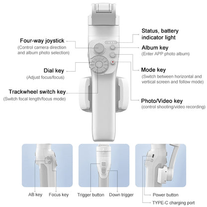 FEIYUTECH Vimble 3 Handheld Stabilizer Smart Three-Axis Follow-Up Anti-Shake Gimbal, Vimble 3