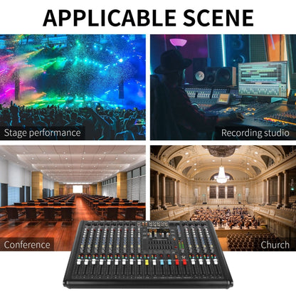 XTUGA B1404FX 14 Channels Bluetooth Audio Mixer Digital DJ Controller Sound Mixing Console, B1404FX