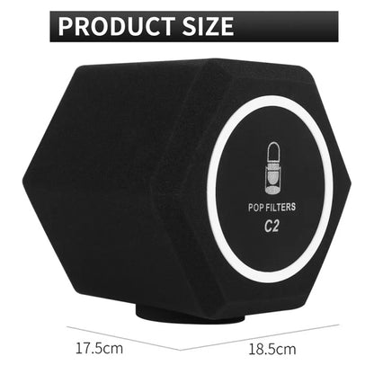 XTUGA Microphone Wind Shield Pop Filter Isolation Ball, C2