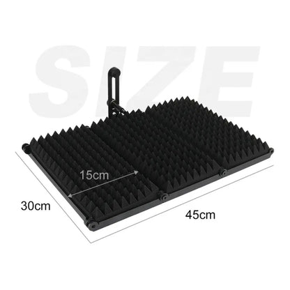 XTUGA P73 Foldable Recording Microphone Isolation Shield, P73