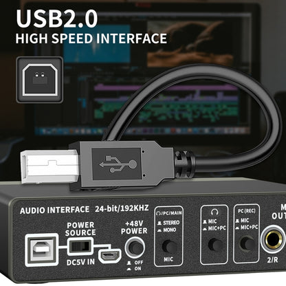 XTUGA E22 Audio Interface Professional Sound Card, E22
