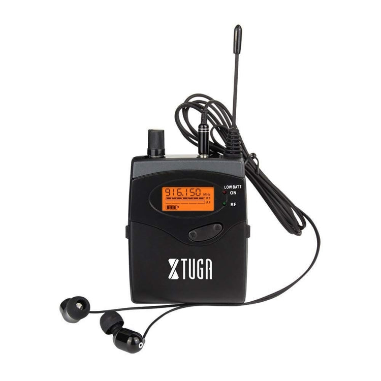 XTUGA RW2080 902-928MHz UHF Wireless Stage Singer In-Ear Monitor System Single BodyPack Receiver, RW2080 Receiver Bodypack 902-928MHz