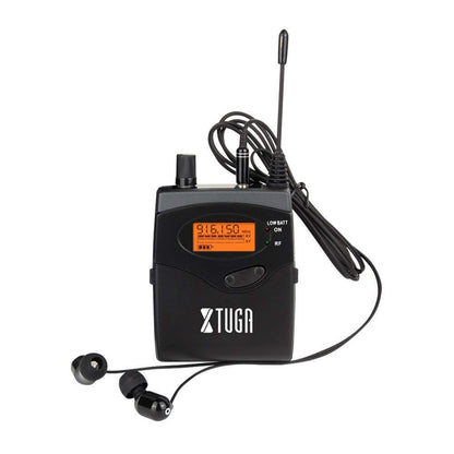 XTUGA RW2080 902-928MHz UHF Wireless Stage Singer In-Ear Monitor System Single BodyPack Receiver, RW2080 Receiver Bodypack 902-928MHz