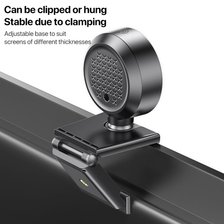 Yesido KM20 2K Zoom 4.0MP HD USB Webcam, Cable Length 1.5m with Fill Light, KM20