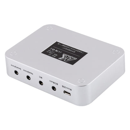 X7 Live Broadcast Audio USB Headset Microphone Webcast Entertainment Streamer Sound Card for Phone, Computer PC