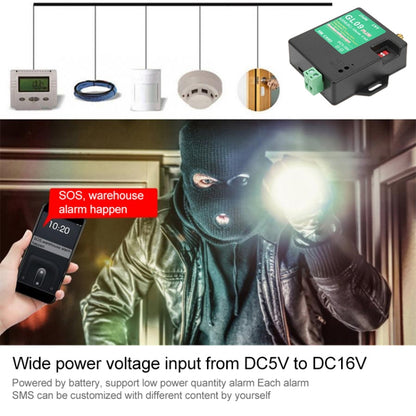 GL09 PLUS Low Standby Power Consumption 8-channel Monitoring GSM Alarm Module, GL09 PLUS