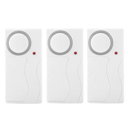 Home Security Wireless Remote Control Door Window Siren Magnetic Sensor Alarm Warning, 1 Remote Controller + 3 Magnetic Sensors, FYD-1388