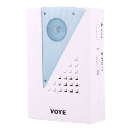 VOYE V001A2 Wireless Smart Music LED Home Doorbell with Dual Receiver, Remote Control Distance: 120m (Open Air), V001A2