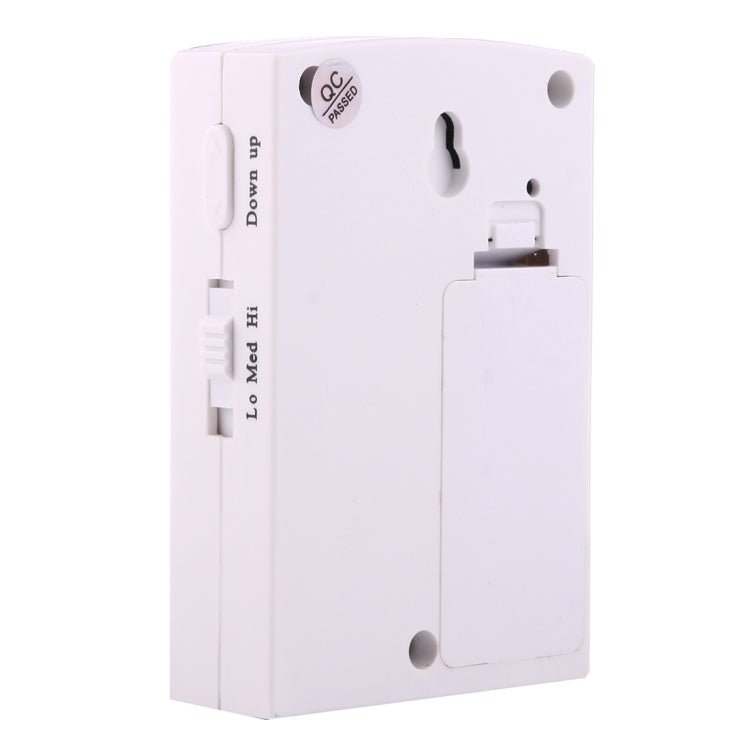 VOYE V001A2 Wireless Smart Music LED Home Doorbell with Dual Receiver, Remote Control Distance: 120m (Open Air), V001A2