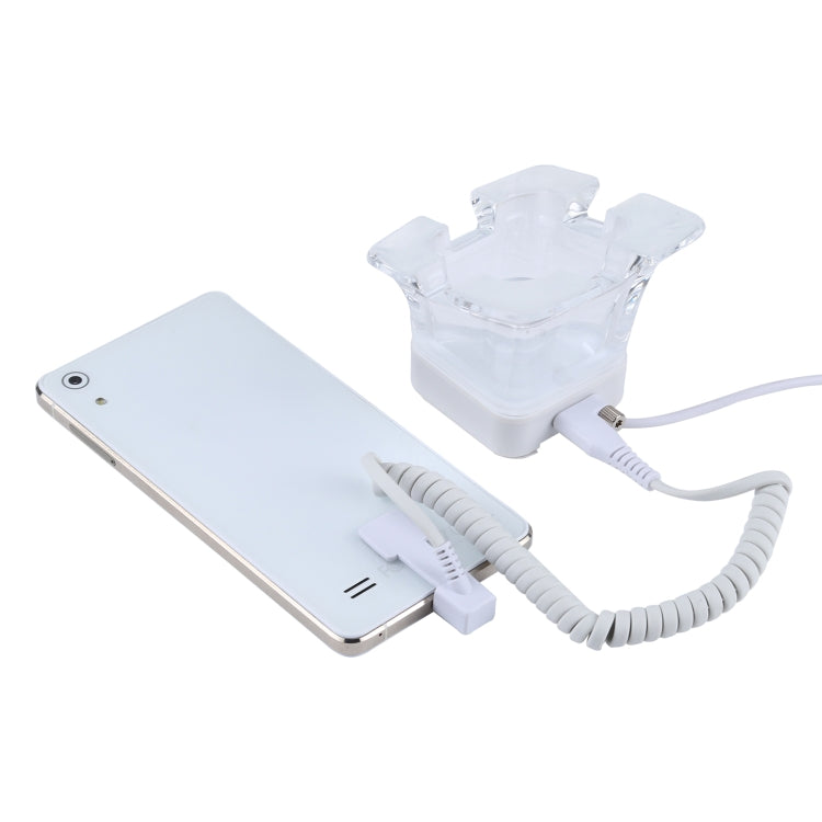 S15 Anti-theft Alarm Stand Security System Touch Burglar Alarm / Anti-theft Alarm Display Holder for Samsung / Huawei / Xiaomi / OPPO / vivo / LG with Micro-USB Port, S15 Micro-USB