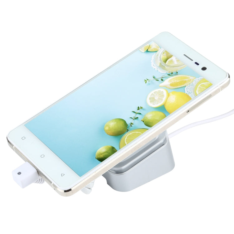 Mobile Phone Anti-theft Alarm Display Stand with Remote Control for Mobile Phones with Micro-USB Port, Micro USB Cable