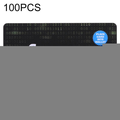 100 PCS Scanner Guard Card RFID Blocking Card, Built-in Patented ID Protection, 100 PCS