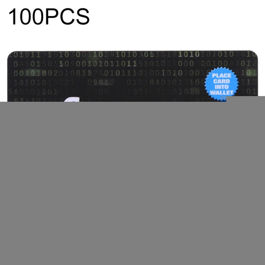 100 PCS Scanner Guard Card RFID Blocking Card, Built-in Patented ID Protection, 100 PCS