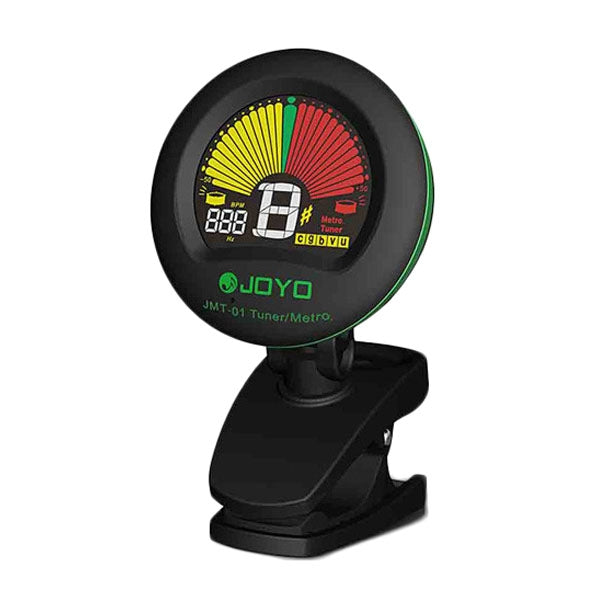 JOYO JMT-01 Clip-on Electric Guitar Tuner & Metronome Built-in Mic Color Screen for Guitar Violin Ukulele, JMT-01
