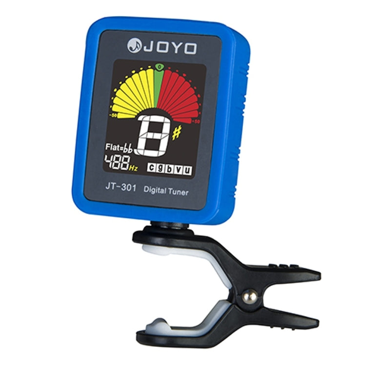 JOYO JT-301 Clip-on Electric Digital Tuner Universal Portable with Silica Gel Cover for Guitar Chromatic Bass Ukulele Violin, JT-301