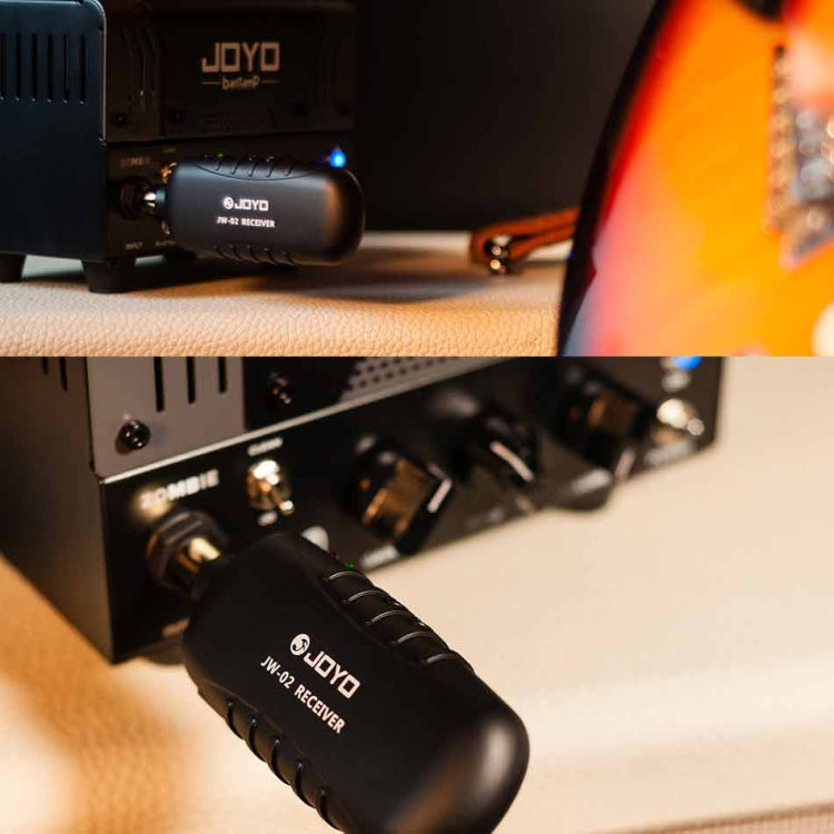 JOYO JW-02 Portability Guitar Wireless Audio Transmitter Audio Receiver, JW-02 (Black)