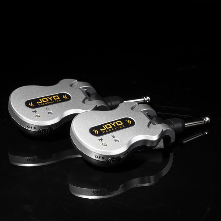 JOYO JW-02A 5.8Ghz Portability Guitar Wireless Audio Transmitter Audio Receiver, JW-02A (Silver)