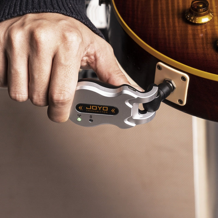 JOYO JW-02A 5.8Ghz Portability Guitar Wireless Audio Transmitter Audio Receiver, JW-02A (Silver)