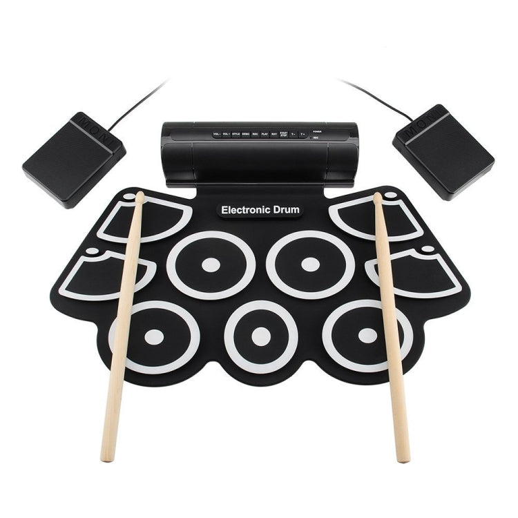 MD760 USB Electronic Drum Percussion Thicken Silicone Hand Roll Drum, MD760 Electronic Drum
