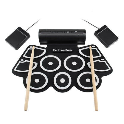 MD760 USB Electronic Drum Percussion Thicken Silicone Hand Roll Drum, MD760 Electronic Drum