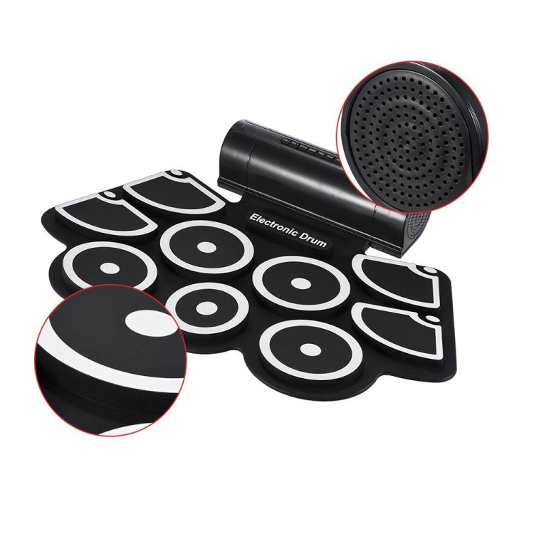 MD760 USB Electronic Drum Percussion Thicken Silicone Hand Roll Drum, MD760 Electronic Drum