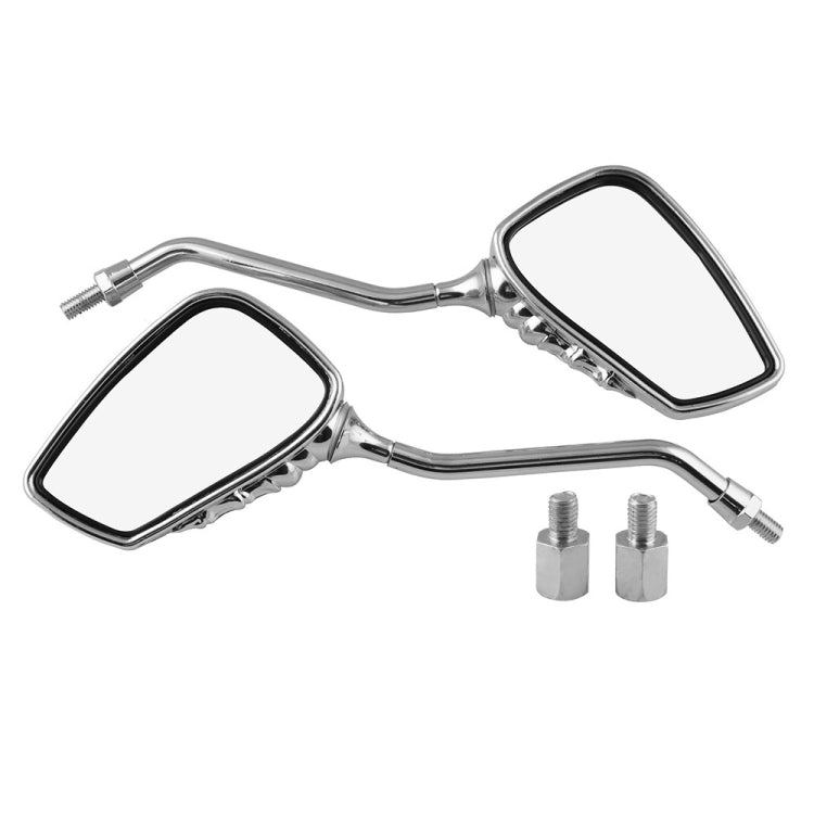 MB-MR011 Motorcycle Modified Universal ABS Skeleton Hand Rear View Mirror Set, Universal Skeleton Hand