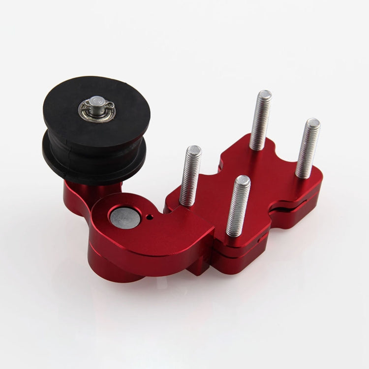 HC154 Motorcycle Modified Accessories Universal Aluminum Alloy Chain Adjuster, Aluminum Alloy Black, Aluminum Alloy Silver