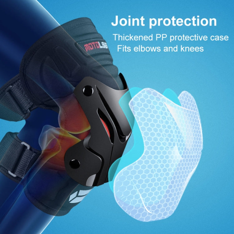 Motolsg 2 in 1 Elbow Pads Outdoor Sports Hiking Ski Motorcycle Bicycle Riding Protective Gear with Reflective Strip, Motolsg 2 in 1 Elbow Pads