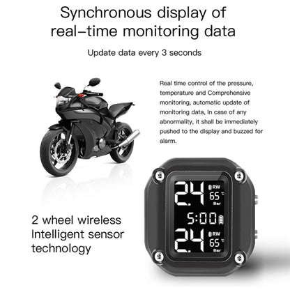M4 Motorcycles Tire Pressure Monitor with Holder, M4