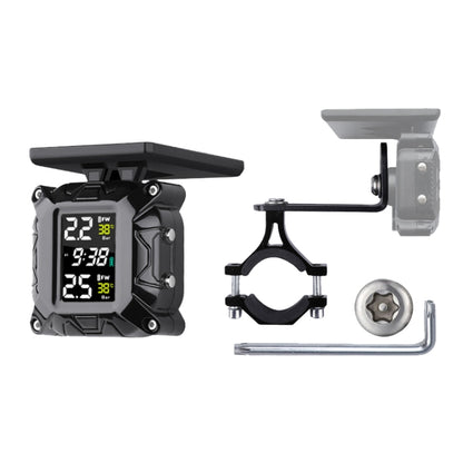 M9 Anti-vibration Motorcycle Solar Wireless Tire Pressure Monitor  Tire Pressure, M9 Anti-vibration