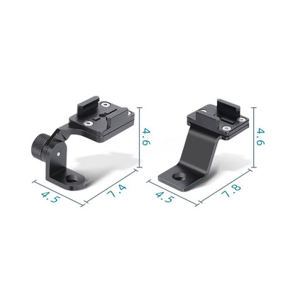 RUIGPRO Motorcycle Handlebar Alloy Phone Bracket for GoPro, Insta360, DJI and Other Action Cameras