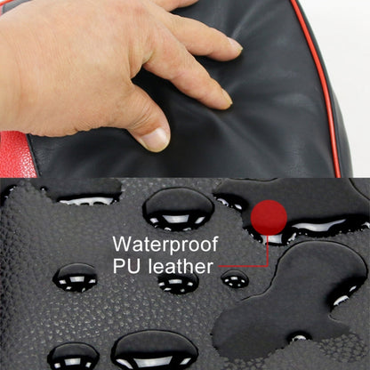 1 Pair Motorcycle Water & Wind Resistant Winter Warm Ski Riding Gloves, PU Gloves