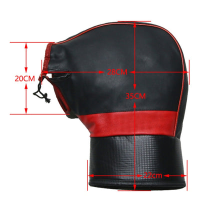 1 Pair Motorcycle Water & Wind Resistant Winter Warm Ski Riding Gloves, PU Gloves
