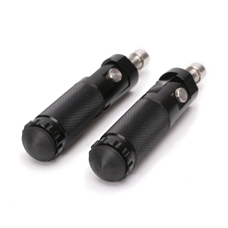 Speedpark 1 Pair Universal Folding Footrests Footpegs Foot Rests Pegs Rear Pedals Set 8mm Install Bolts