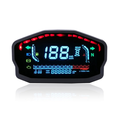 Speedpark Universal Motorcycle Modified LCD Speedometer Digital Backlight Odometer, MLS045