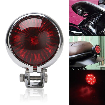 Speedpark 12V Motorcycle Modified Tail Light Brake Light for Harley, For Harley(Silver+Black), For Harley(Silver+Red), For Harley(Black), For Harley(Black Red)