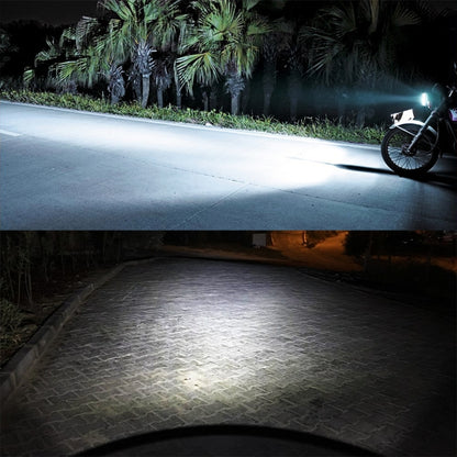BA20D DC12V / 7.4W Motorcycle LED Headlight with 24LEDs SMD-3030 Lamp Beads, BA20D Style 2 (White Light), BA20D Style 2 (Yellow + White)