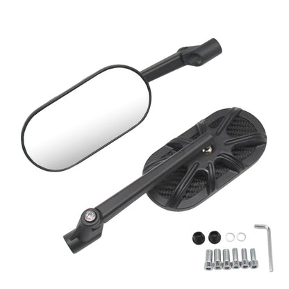 Motorcycle Side Mirror CNC Aluminum Alloy Carbon Fiber Reflective Rearview Mirror, M-RM005