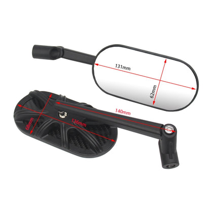 Motorcycle Side Mirror CNC Aluminum Alloy Carbon Fiber Reflective Rearview Mirror, M-RM005