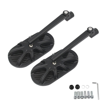 Motorcycle Side Mirror CNC Aluminum Alloy Carbon Fiber Reflective Rearview Mirror, M-RM005