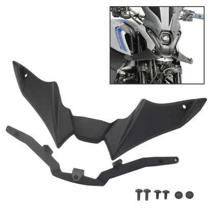 For Yamaha MT-09 2021-2023 Motorcycle Sport Downforce Naked Forntal Spoilers Aerodynamic Wing Deflector, MO-TF009 (Black), MO-TF009 (Carbon