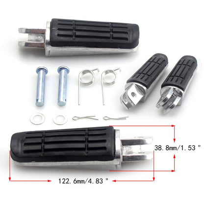 One Pair Motorcycle Front Foot Pegs for Suzuki HAYABUSA GSX1300R 1997–2010, For Suzuki HAYABUSA GSX1300R 1997–2010
